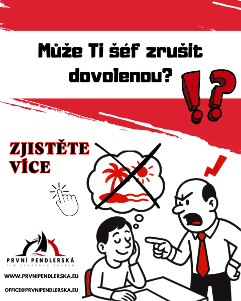 Může Ti šéf zrušit dovolenou? Může Ti šéf zrušit dovolenou?